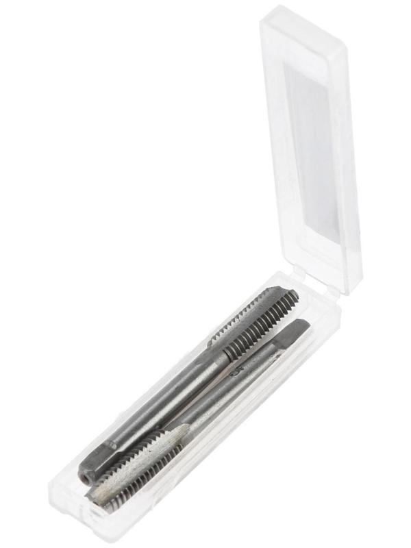 Метчики метрические ручные ТУНДРА, М8 х 1.25 мм, комплект из 2 шт.