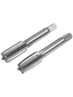 Метчики метрические ручные ТУНДРА, М12 х 1.75 мм, комплект из 2 шт.