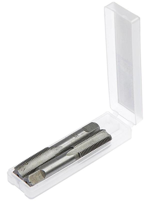 Метчики метрические ручные ТУНДРА, М14 х 1.25 мм, комплект из 2 шт.