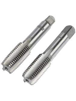 Метчики метрические ручные ТУНДРА, М16 х 2 мм, комплект из 2 шт.