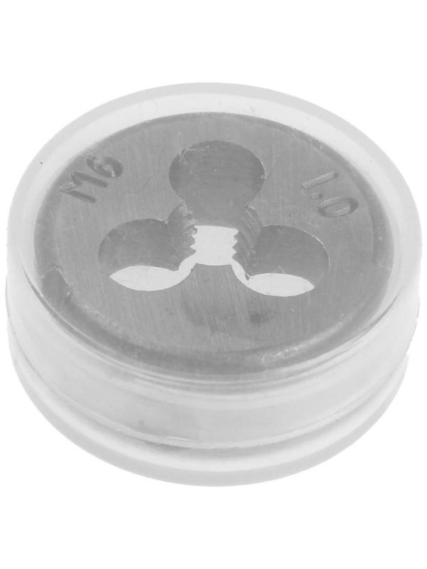 Плашка метрическая ТУНДРА, М6 х 1 мм