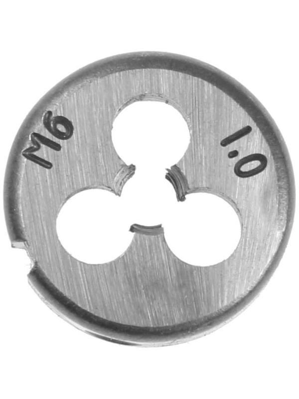 Плашка метрическая ТУНДРА, М6 х 1 мм