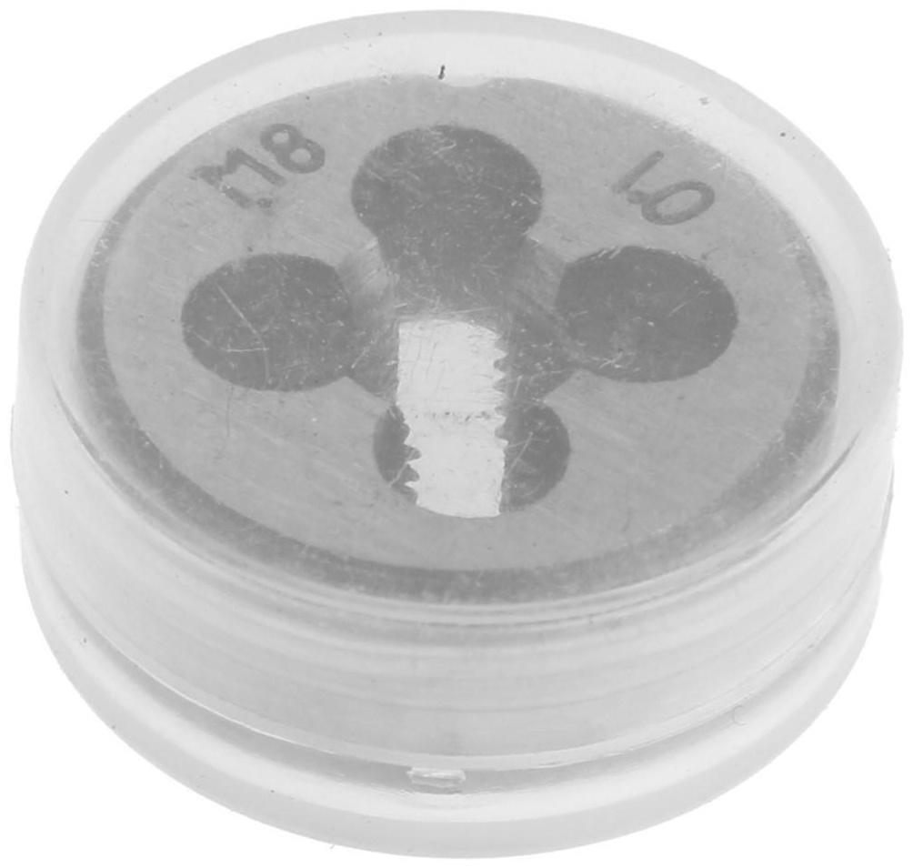 Плашка метрическая ТУНДРА, М8 х 1 мм