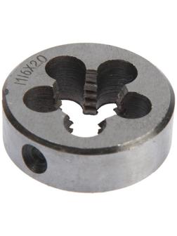 Плашка метрическая ТУНДРА, М16 х 2 мм