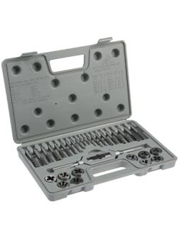 Набор метчиков и плашек ТУНДРА, М3 - М12, 31 предмет