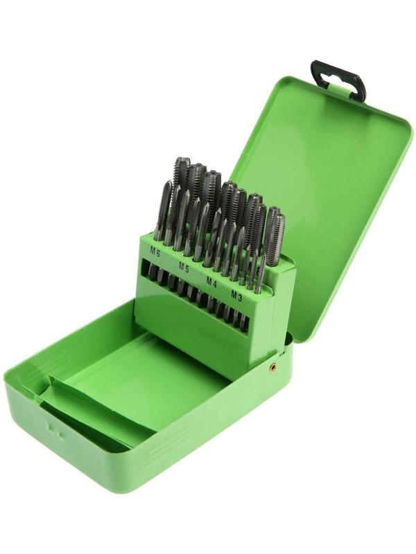 Набор метчиков ТУНДРА, М3 - М12, 21 шт.