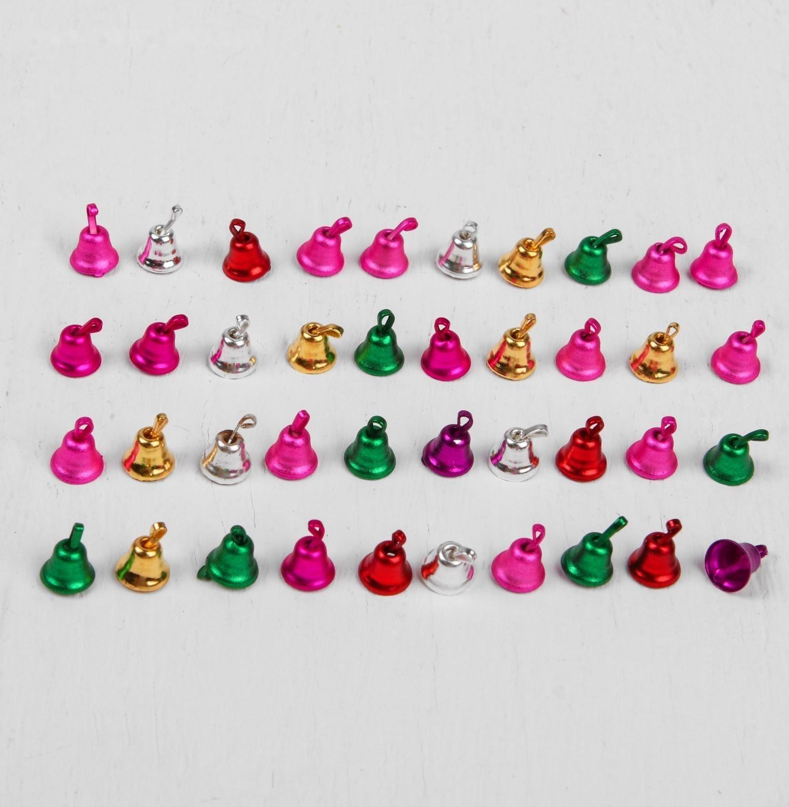 Колокольчик, набор 40 шт., размер 1 шт. 0,6 см, цвета МИКС