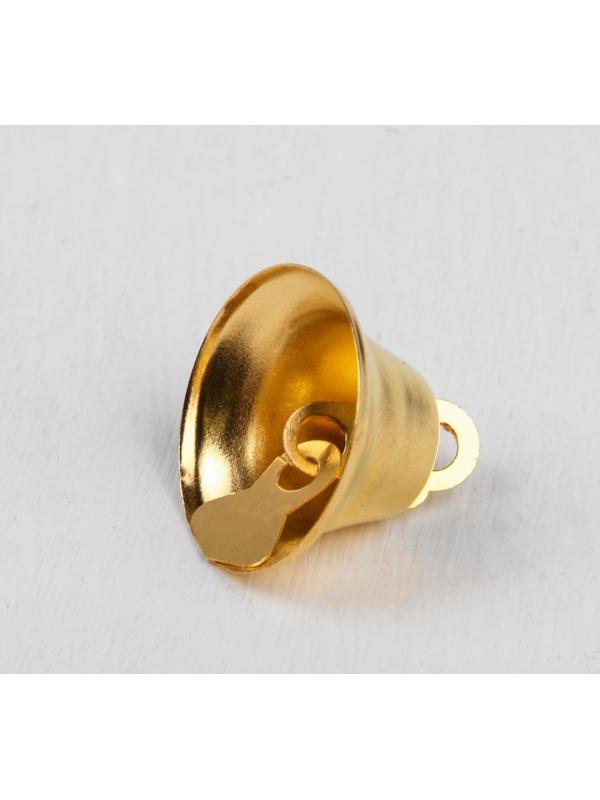 Колокольчик, набор 8 шт., размер 1 шт. 2,1 см, цвет золотой