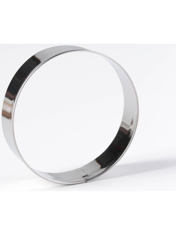 Форма для вырезания печенья «Круг», 6×6×2 см, цвет хромированный