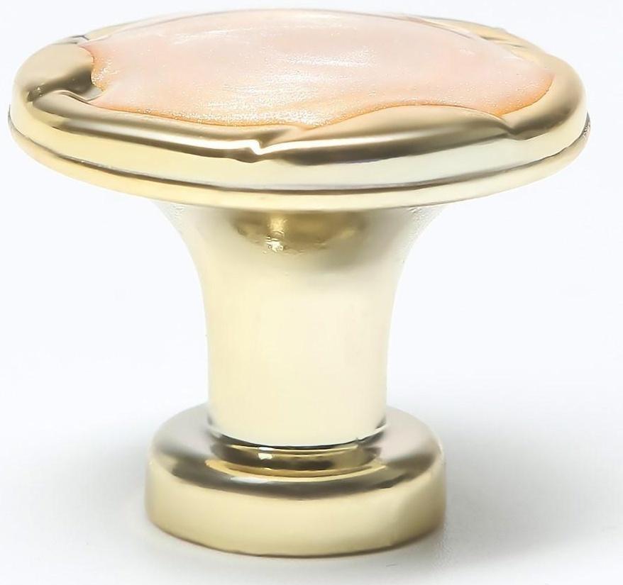 Ручка кнопка ТУНДРА РК018GP, цвет золото