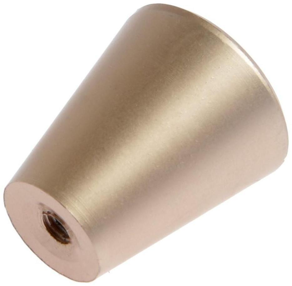 Ручка кнопка ТУНДРА РК019GP, цвет розовое золото