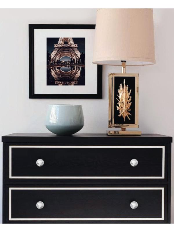 Ручка кнопка ТУНДРА РК014CP, цвет хром