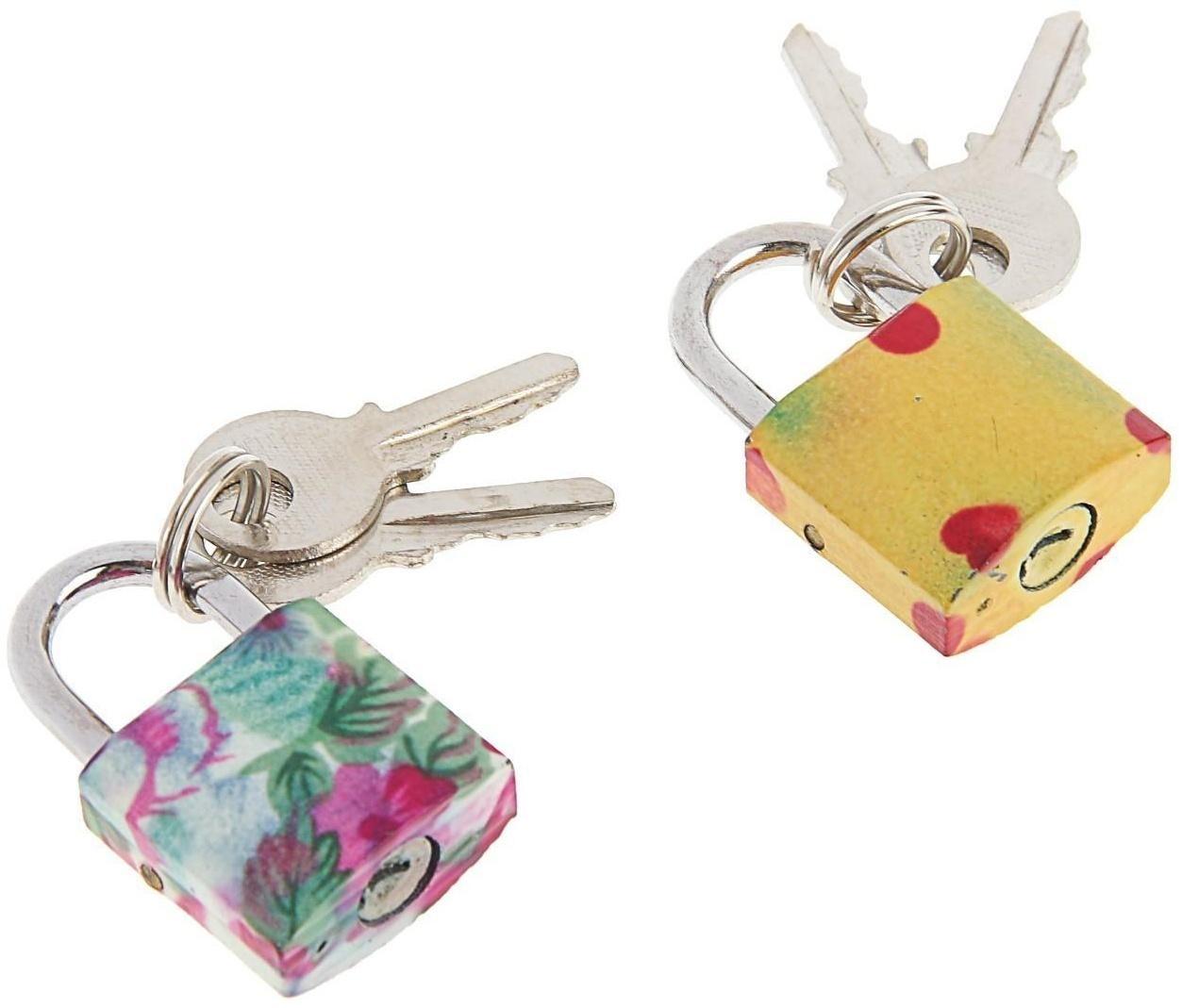 Замок навесной, 20х35 мм, МИКС