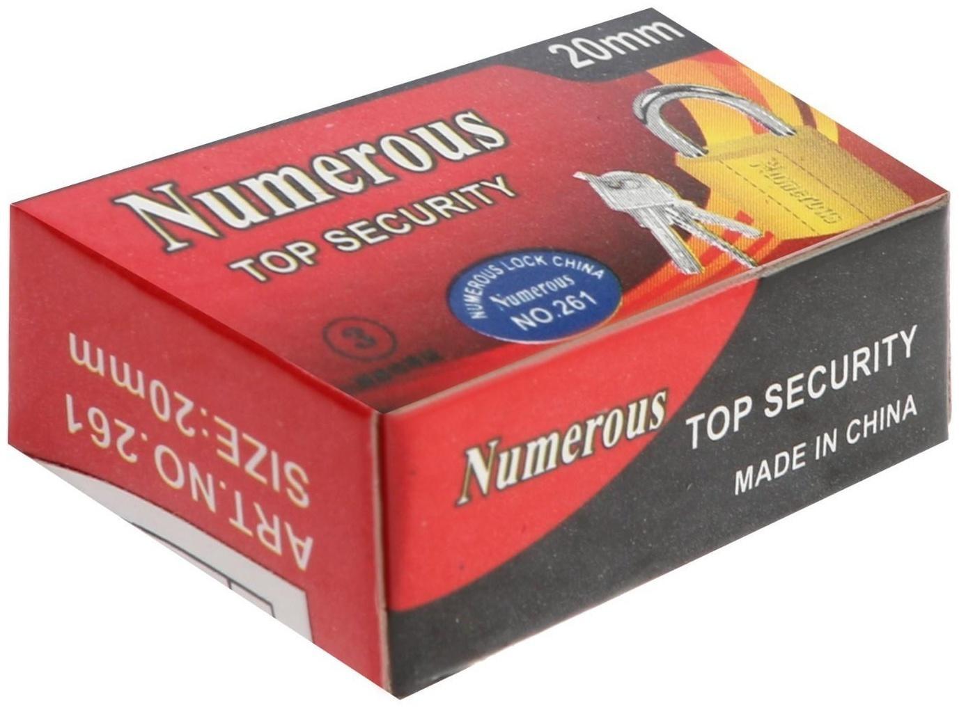 Замок навесной, 20х35 мм, МИКС