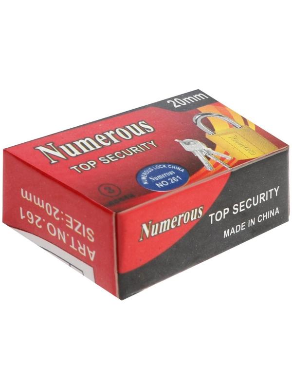 Замок навесной, 20х35 мм, МИКС