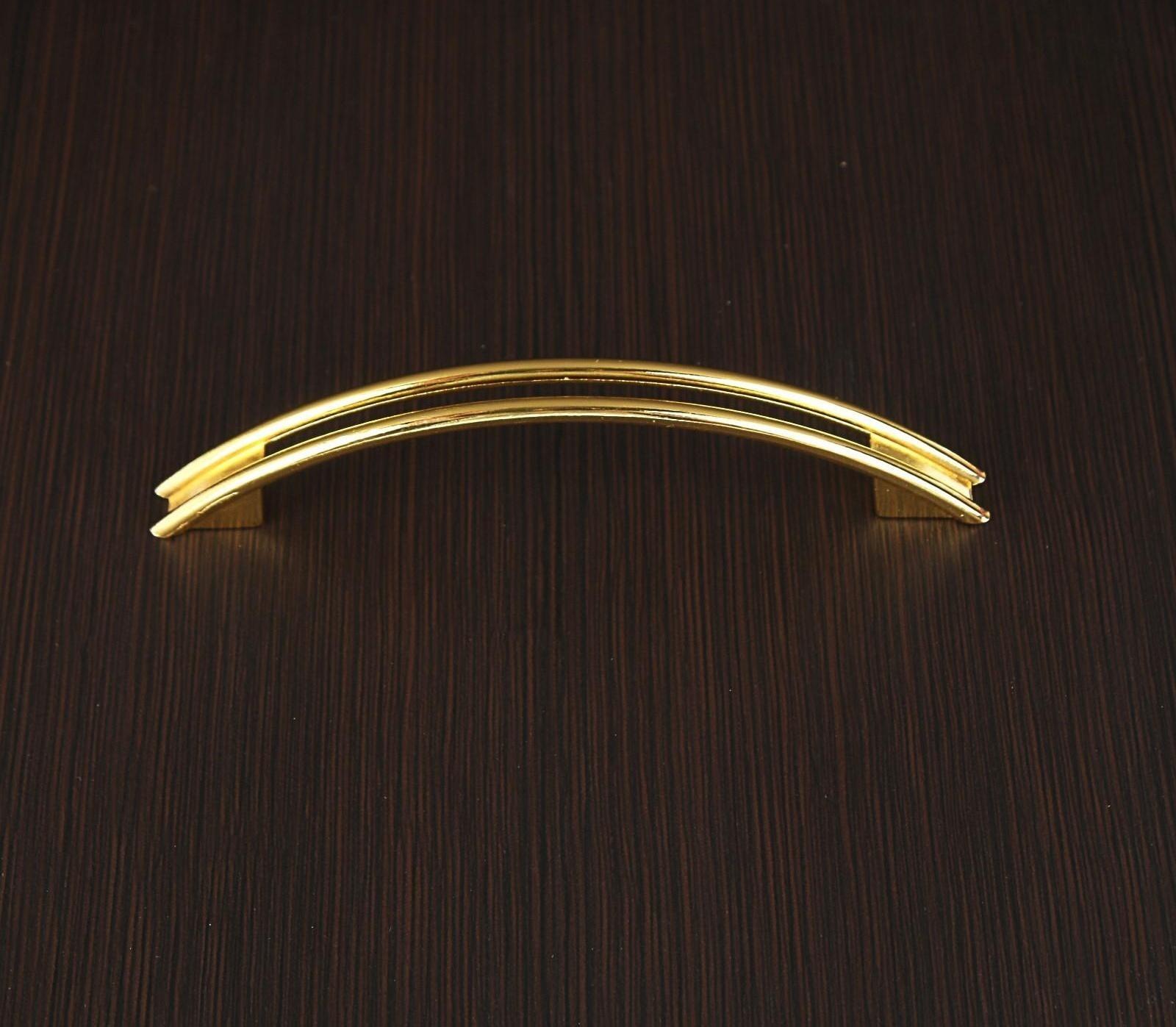 Ручка-скоба РС139GP, м/о 96 мм, цвет золото