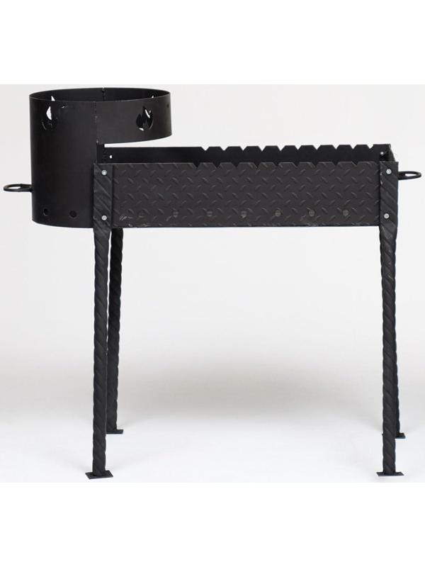 Мангал с печью под казан 10 л D=35 см