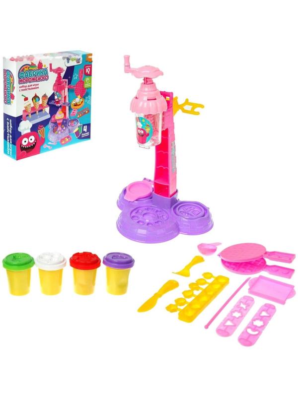 Набор для игры с пластилином «Фабрика мороженого»