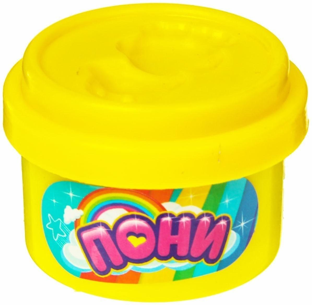 Набор для игры с пластилином «Пони», цвета МИКС