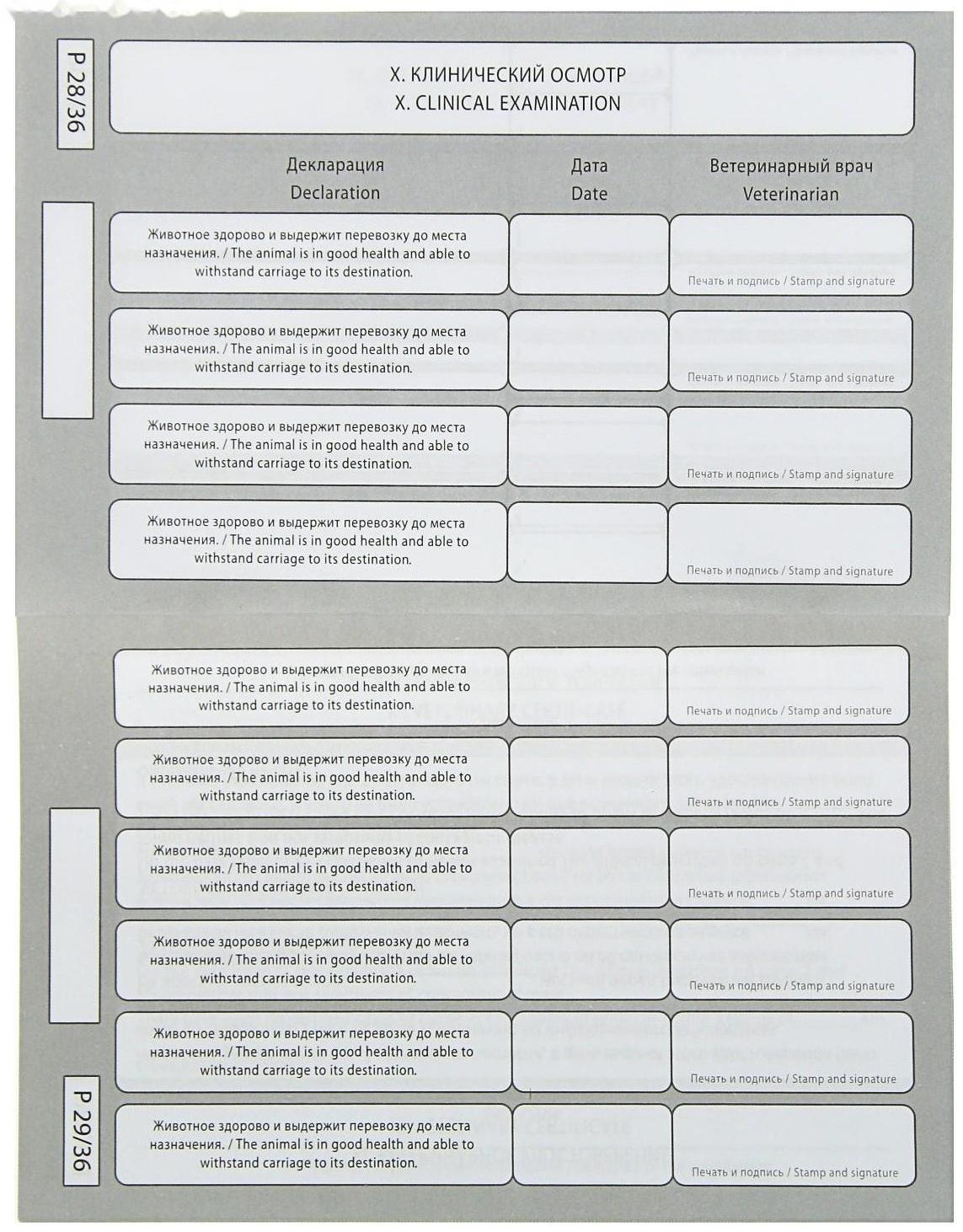 Ветеринарный паспорт международный 