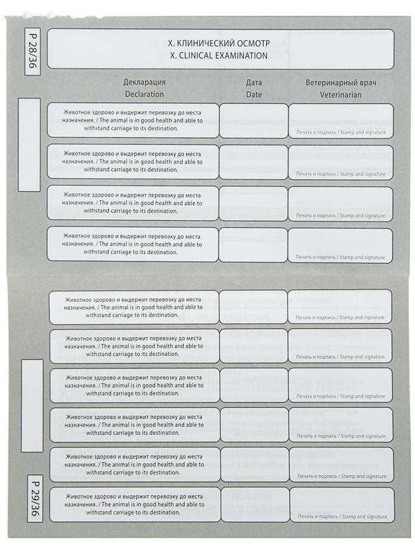Ветеринарный паспорт международный 