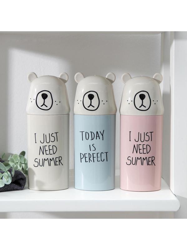 Футляр для зубной щётки и пасты «Ушастик», 19 см, цвет МИКС