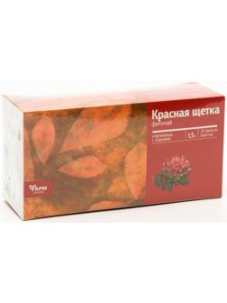 Красная щетка фиточай, 20 фильтр пакетов по 1.5 г