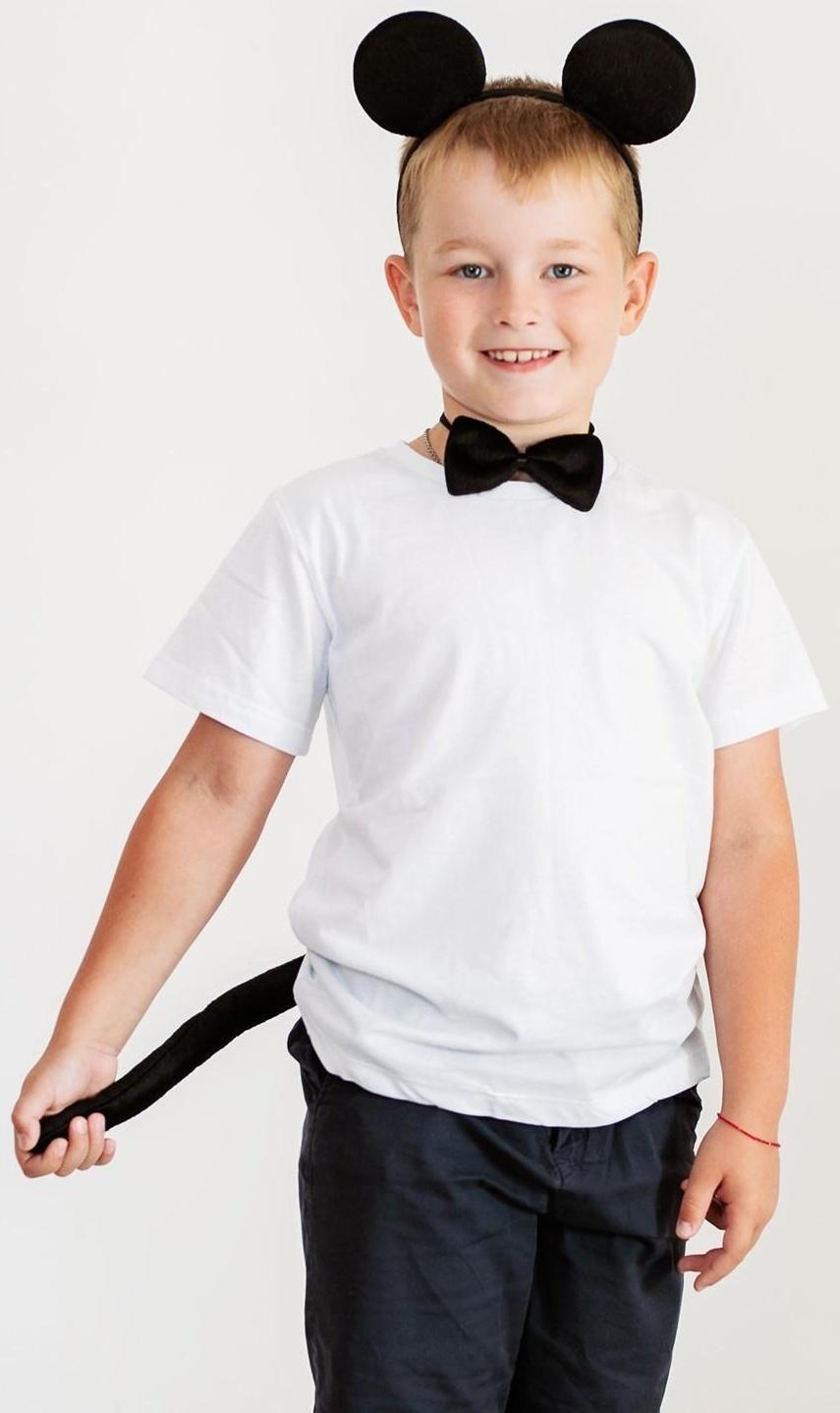 Карнавальный костюм «Самый классный» ободок с ушками, бабочка, термонаклейка, хвост