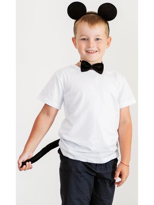 Карнавальный костюм «Самый классный» ободок с ушками, бабочка, термонаклейка, хвост