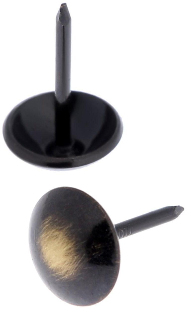 Гвозди декоративные 11х17 мм, цвет бронза ренессанс 037,  в упаковке 500 шт.