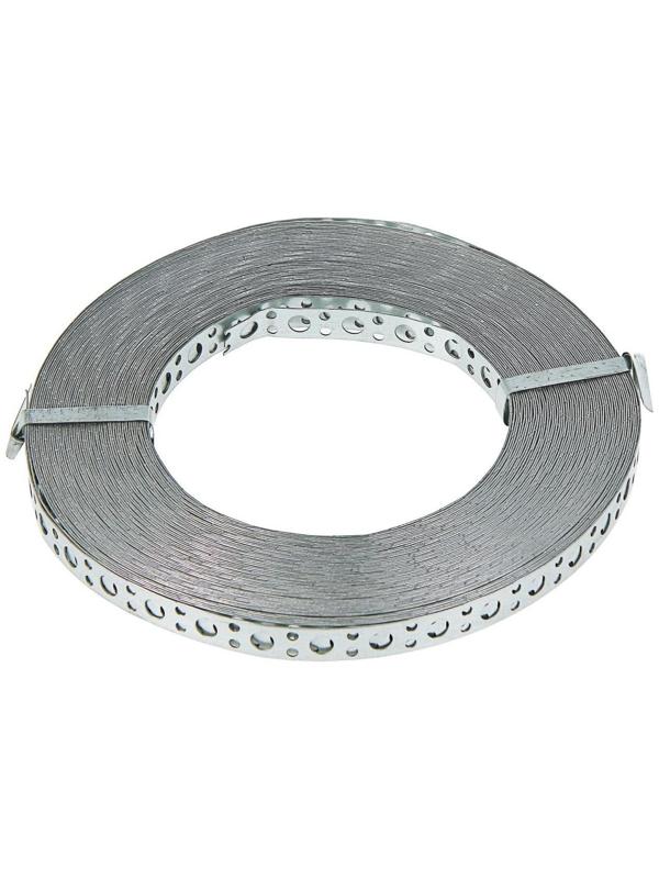 Лента перфорированная для вентиляции ТУНДРА krep, 12х0.7 мм, прямая, 25 м