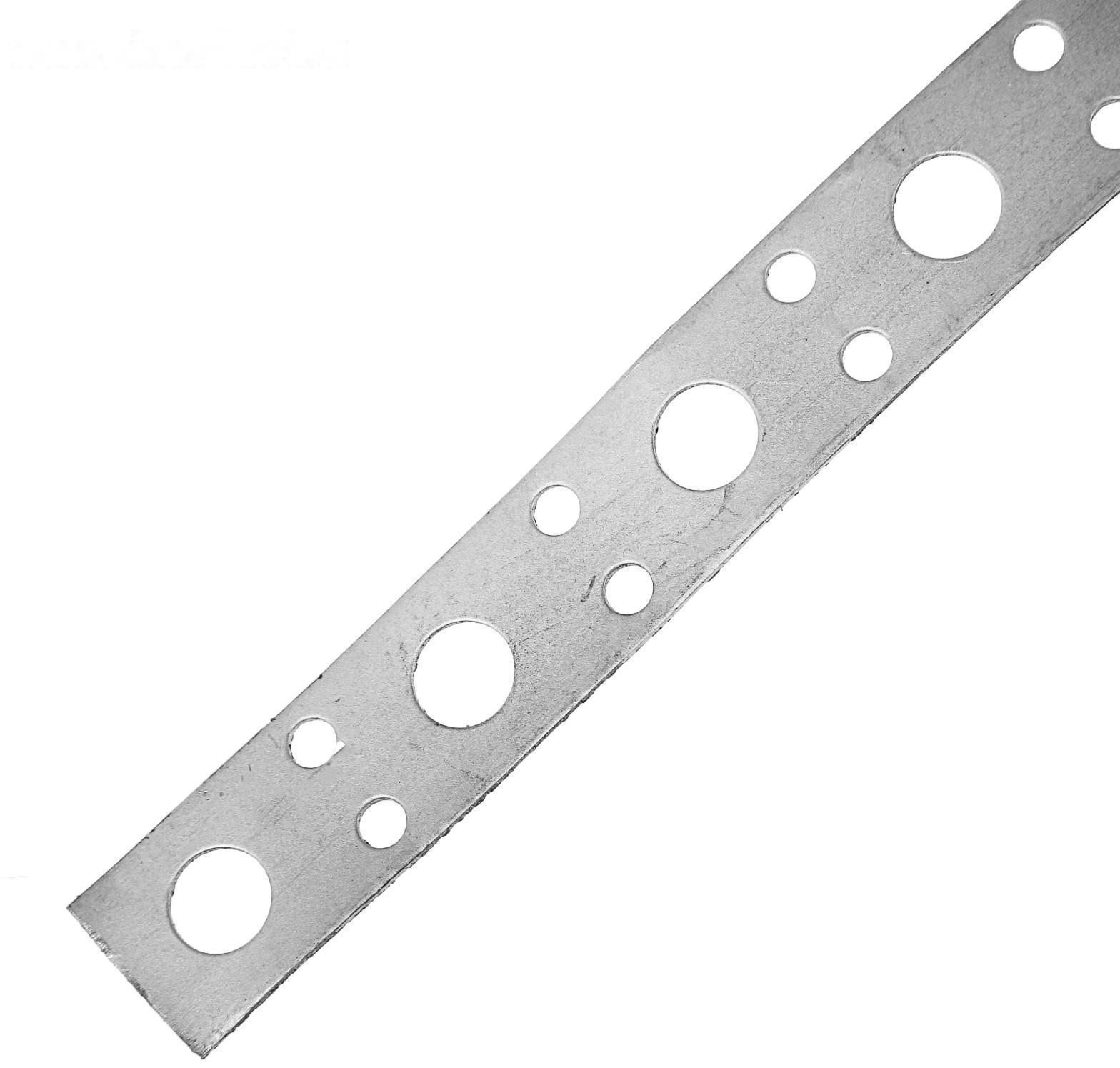 Лента перфорированная для вентиляции ТУНДРА krep, 17х0.7 мм, прямая, 25 м