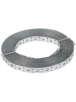 Лента перфорированная для вентиляции ТУНДРА krep, 17х0.7 мм, прямая, 25 м