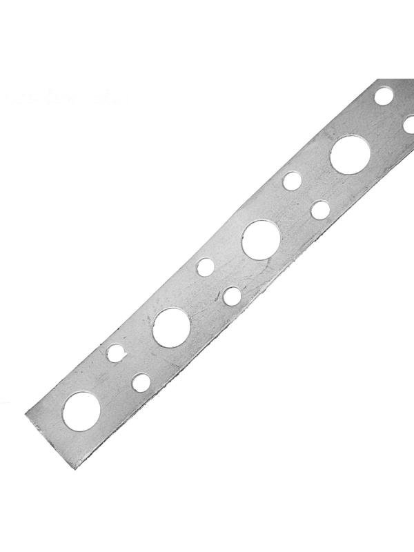 Лента перфорированная для вентиляции ТУНДРА krep, 17х0.7 мм, прямая, 25 м