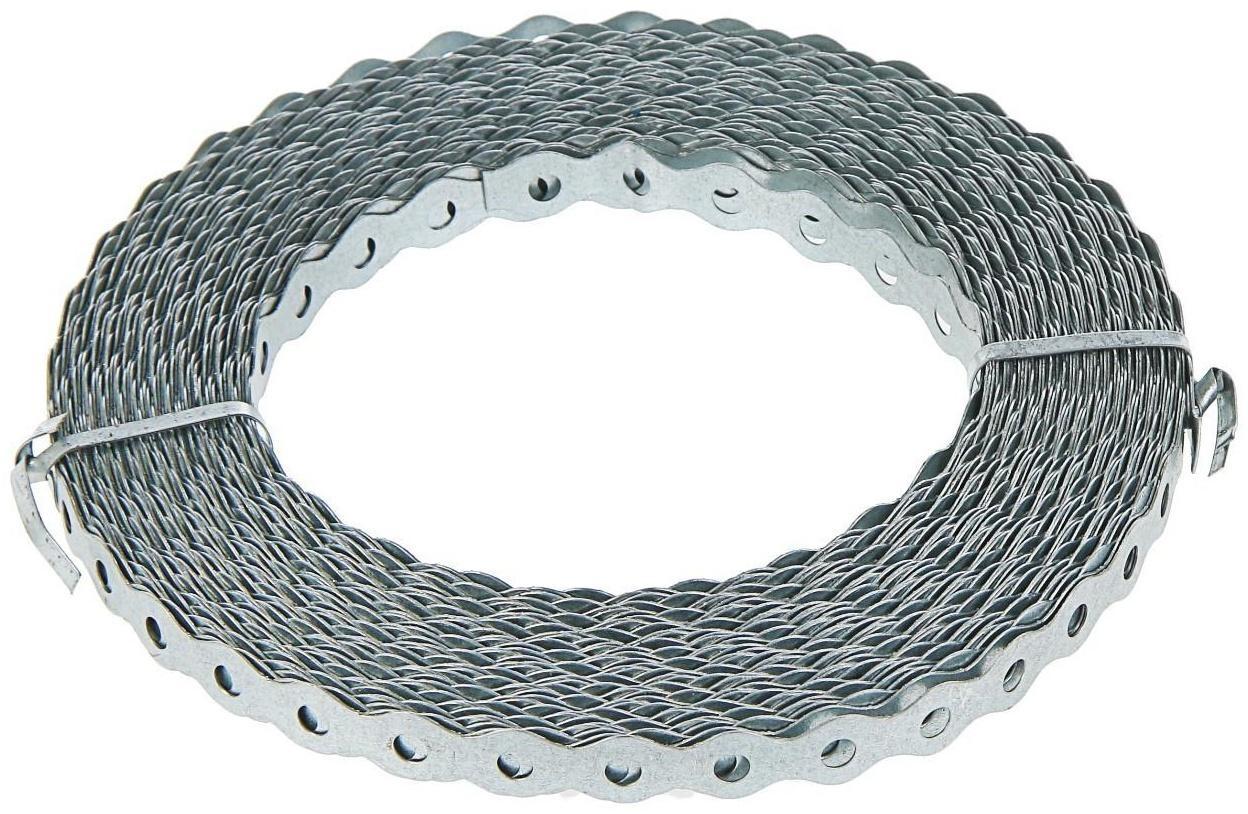 Лента перфорированная для вентиляции ТУНДРА krep, 12х0.5 мм, волна, 25 м