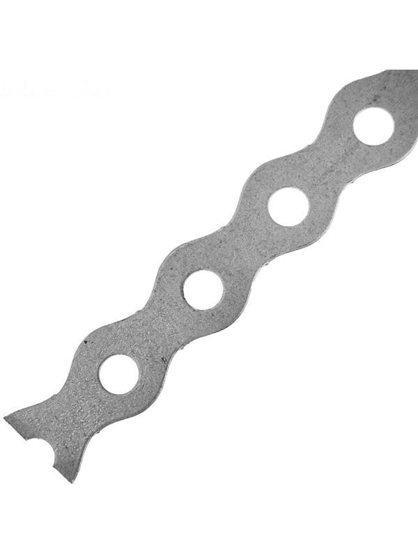 Лента перфорированная для вентиляции ТУНДРА krep, 12х0.5 мм, волна, 25 м