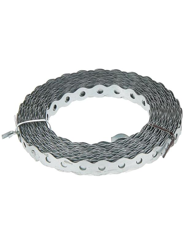 Лента перфорированная для вентиляции ТУНДРА krep, 17х0.5 мм, волна, 25 м