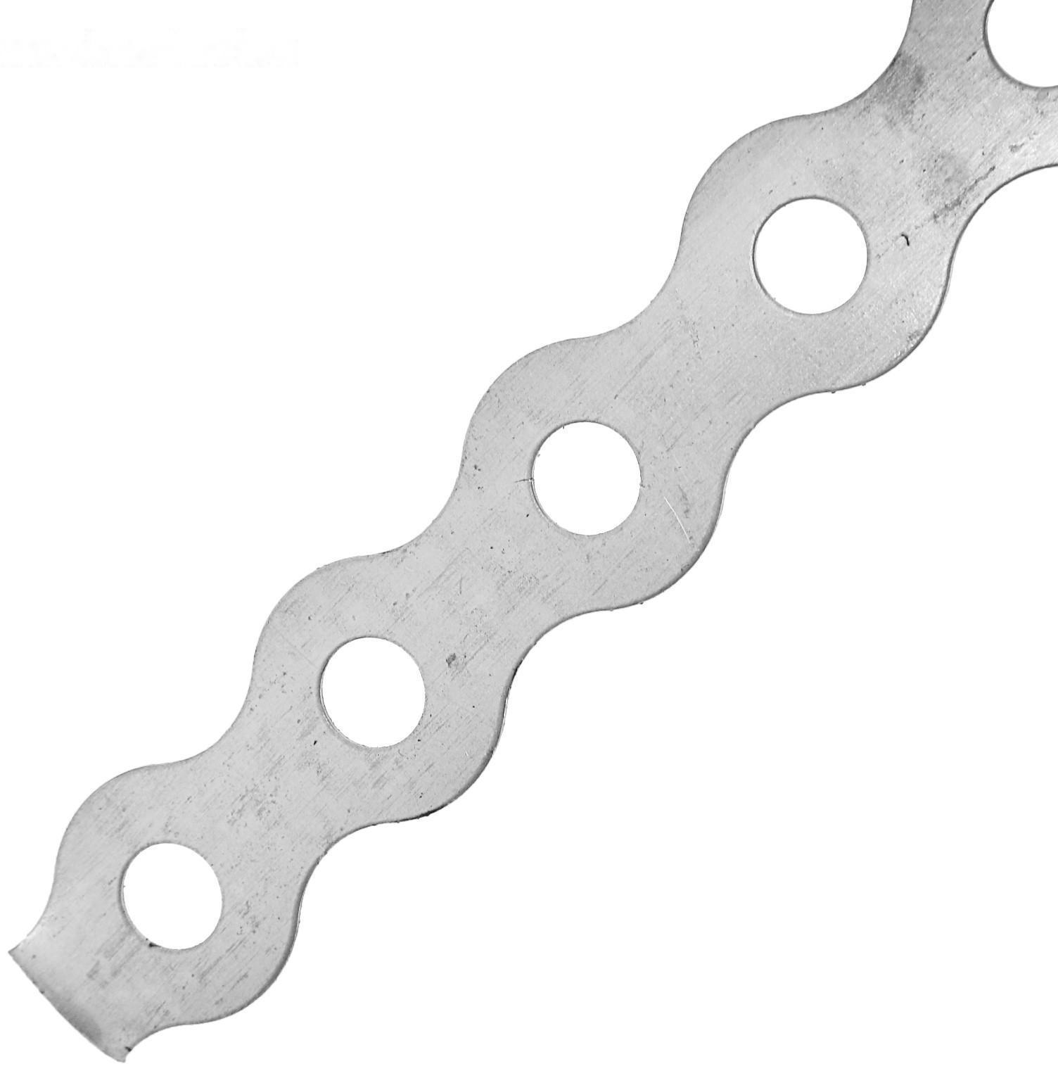 Лента перфорированная для вентиляции ТУНДРА krep, 17х0.7 мм, волна, 25 м