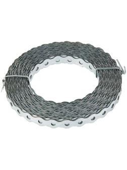 Лента перфорированная для вентиляции ТУНДРА krep, 17х0.7 мм, волна, 25 м