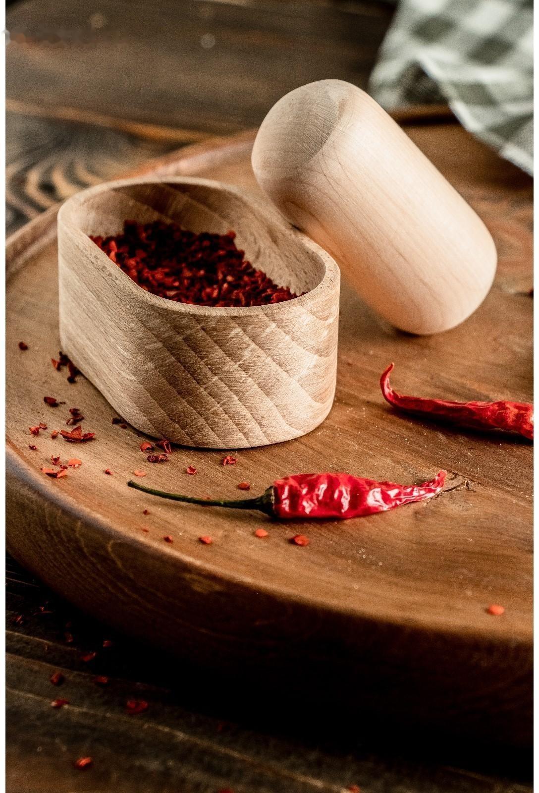 Ступка с пестиком овальная,  10х5х6см