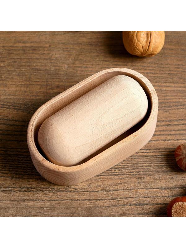 Ступка с пестиком овальная,  10х5х6см