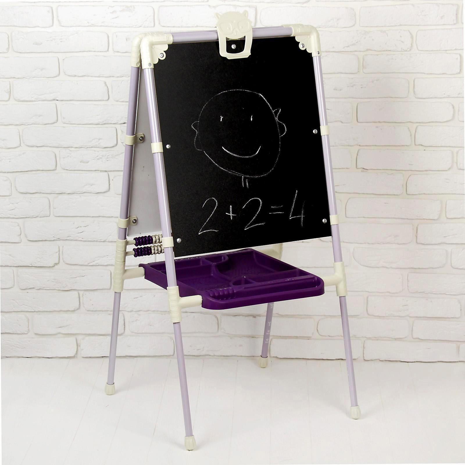 Мольберт детский, двусторонний «Ретро», регулируется по высоте, размер 755 × 516 × 70 мм