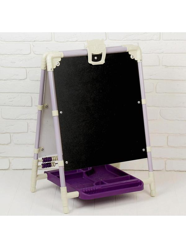 Мольберт детский, двусторонний «Ретро», регулируется по высоте, размер 755 × 516 × 70 мм