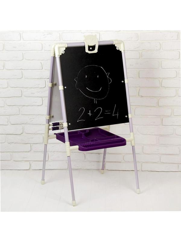 Мольберт детский, двусторонний «Ретро», регулируется по высоте, размер 755 × 516 × 70 мм