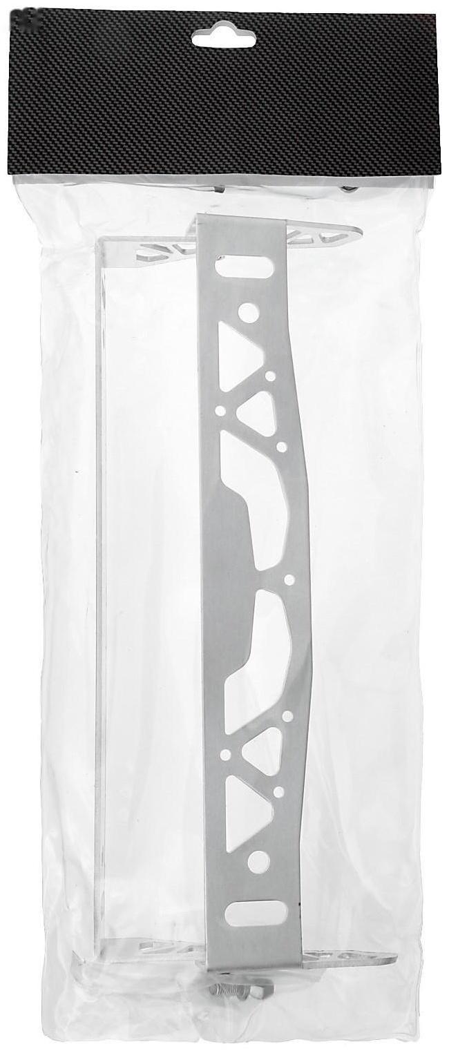 Площадка под номер с регулируемым углом наклона, серебро