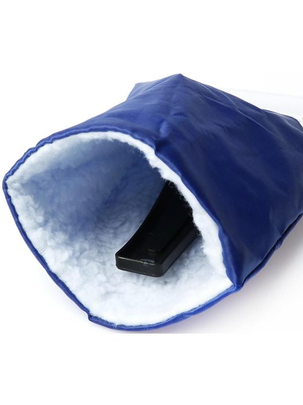 Скребок-варежка TORSO, ширина скребка 11 см, синий