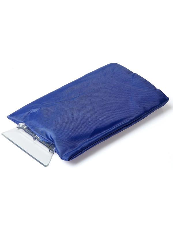 Скребок-варежка TORSO, ширина скребка 11 см, синий