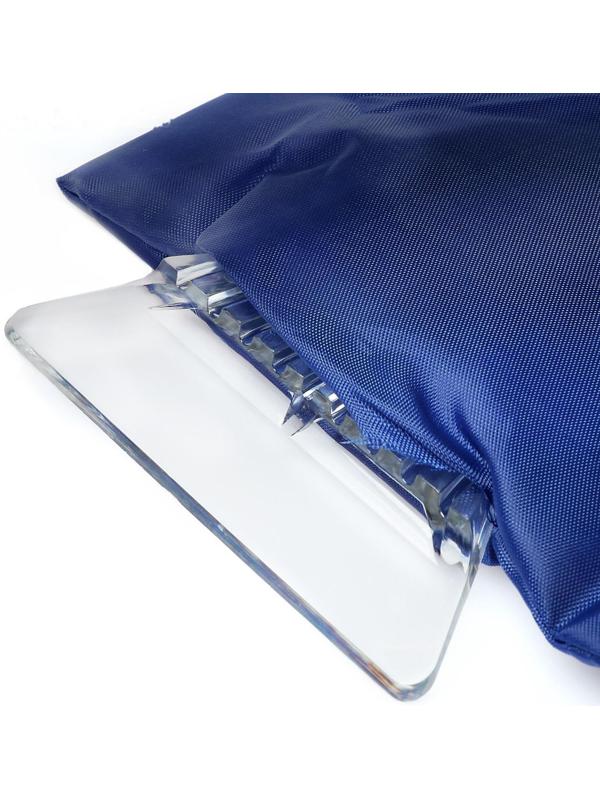 Скребок-варежка TORSO, ширина скребка 11 см, синий