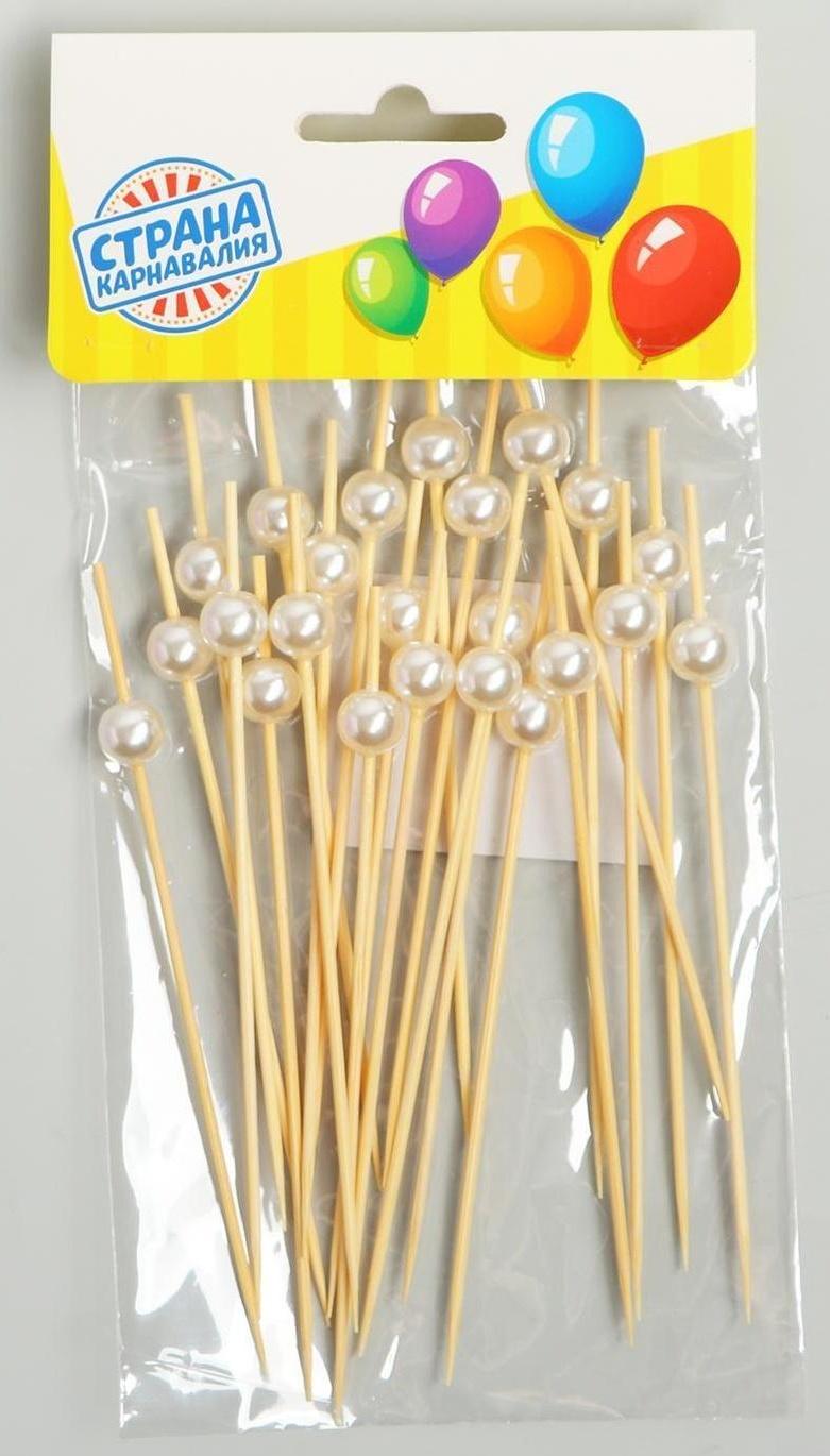 Шпажка для канапе «Жемчужина», набор 24 шт.