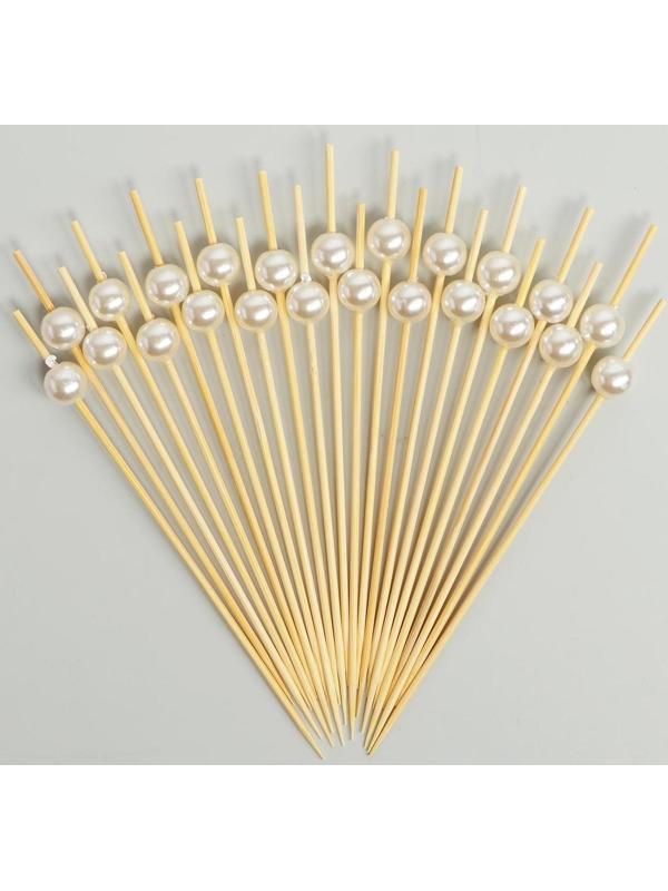 Шпажка для канапе «Жемчужина», набор 24 шт.